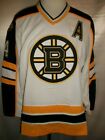 Bobby Orr Boston Bruins White  Black 1995 2006 Throwback CCM NHL Jersey Large