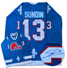 Mats Sundin Quebec Nordiques Autographed CCM Pro Jersey