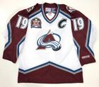JOE SAKIC 1996 STANLEY CUP CCM NHL WHITE COLORADO AVALANCHE JERSEY LARGE