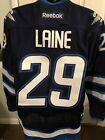 Winnipeg Jets Patrik Laine Reebok Premier HOME Blue Jersey sz M BNWT