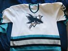 Arturs Irbe White San Jose Sharks Maska Jersey Size XL signed