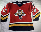 NHL Florida Panthers Boys L XL Pavel Bure 10 Jersey Unknow Player Autograph