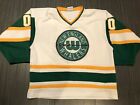 K1 NEW ENGLAND WHALERS WHA WHITE HOCKEY JERSEY SIZE LARGE