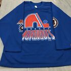 Vtg 1993 Quebec Nordiques Hockey Jersey Ccm NHL 90s Mesh Retro XL