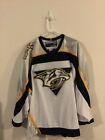VTG late 90s 2000s Nashville Predators Jersey size XL White NHL CCM