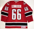 MARIO LEMIEUX 2002 TEAM CANADA GOLD AUTHENTIC NIKE JERSEY 48 PENGUINS