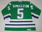 ULF SAMUELSSON SIGNED VINTAGE HARTFORD WHALERS JERSEY AUTOGRAPHED RARE