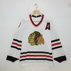 Vintage Chicago Blackhawks 9 Bobby Hull NHL CCM Maska Hockey Jersey Size Large