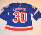 MSRP 225 NWT Authentic Adidas Henrik Lundqvist New York Rangers NY Jersey Sz 50