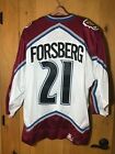 Peter Forsberg Colorado Avalanche Signed Authentic Starter Jersey Size 52 XL