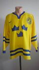 SWEDEN NATIONAL TEAM Jersey Nike WINTER OLYMPICS Hockey Mens Size S Authentic