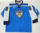 TEEMU SELANNE AUTHENTIC TEAM FINLAND NIKE JERSEY SIZE 48 ANAHEIM DUCKS