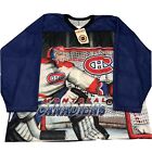 Vtg NWT Montreal Canadiens Hockey Jersey 90s Ccm Habs NEW All Over Print