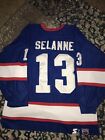 1994 SELANNE WINNIPEG JETS JERSEY XL STARTER RARE AUTHENTIC