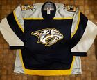 AUTHENTIC Rare INAUGURAL SEASON Nashville Predators Jersey Bauer 56 1998