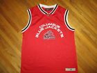 COLUMBUS BLUE JACKETS BASKETBALL STYLE JERSEY Hockey NHL Red BlueLine MEDIUM