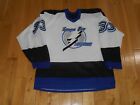 Vintage 1992 93 CCM MANON RHEAUME TAMPA BAY LIGHTNING NHL Team Hockey JERSEY Med