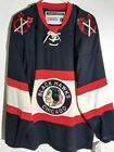 CCM Classic NHL Jersey Chicago Blackhawks Team Black Throwback sz S