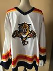 VINTAGE FLORIDA PANTHERS AUTHENTIC CCM HOCKEY JERSEY SEWN SIZE XL