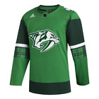 Nashville Predators adidas Mens St Patricks Day Jersey Green 56 XXL