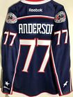 Reebok Premier NHL Jersey Columbus Blue Jackets Josh Anderson Navy sz L