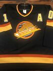 VTG CCM NHL Vancouver Canucks 10 Pavel Bure Hockey Jersey Black Medium