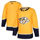Nashville Predators Adidas Authentic Pro Home Hockey Jersey Size 52 L 180 MSRP