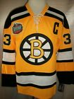 Zdeno Chara Boston Bruins Yellow 2010 Winter Classic CCM NHL Jersey Medium