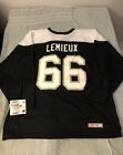 NWT Mario Lemieux Pittsburgh Penguins Jersey NHL Hockey Shirt Vtg CCM Size XL