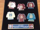 Joe Sakic Collectible Jersey Pin Set NHL Hockey Avalanche Nordique 19 LE 1000