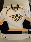 VTG EUC Mens Nashville Predators NHL Embroidered Reebok Home Jersey Mint Sz M