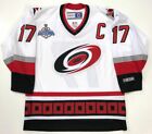 ROD BRINDAMOUR CAROLINA HURRICANES 2006 STANLEY CUP CCM JERSEY LARGE WHITE