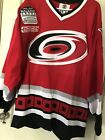 Carolina Hurricanes Vintage CCM Blank Jersey Size 52 Patches RARE