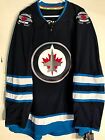 Reebok Authentic NHL Jersey Winnipeg Jets Team Navy sz 52