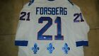 Peter Forsberg signed Nordiques CCM Jersey JSA cert MVP  HOF