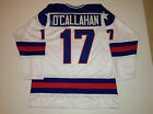 Jack OCallahan 1980 Miracle On Ice USA Hockey White CUSTOM Jersey Size Large