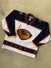 Vtg Atlanta Thrashers CCM Authentic Jersey 56 NHL Center Ice Blank W Fight Strap