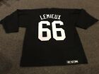 VINTAGE MARIO LEMIEUX PITTSBURGH PENGUINS CENTER ICE CCM CANADA JERSEY LARGE
