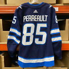 WINNIPEG JETS NHL GAME USED WORN 2019 PLAYOFFS NAVY JERSEY MATHIEU PERREAULT 85