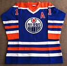 1986 87 Mark Messier Oilers Mitchell  and Ness Hockey Jersey Size 44 Large