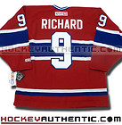 MAURICE RICHARD MONTREAL CANADIENS JERSEY CCM 550 VINTAGE RED