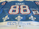Rookie 88 Joe Sakic Quebec Nordiques Career Stats jersey wth Free Team Crest 56