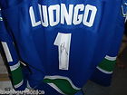 ROBERTO LUONGO Vancouver Canucks Signed Blue Jersey