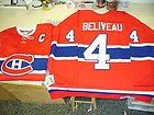 BNWT 1970s Vintage Jean Beliveau Montreal Canadiens hockey jersey Away Adult XL