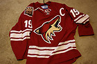 Reebok Edge Phoenix Coyotes Shane Doan Jersey Authentic 52 FIght Strap