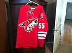 Phoenix Coyotes stitched jersey 2XL 54 Ed Jovanovski Reebok CCM with fight strap