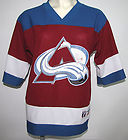 vtg PATRICK ROY 33 Colorado Avalanche JERSEY Boys L 14 16 usa 90s rare