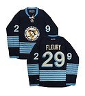 Marc Andre Fleury Penguins Womens Reebok Navy Blue Premier Jersey