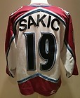 VTG Colorado Avalanche Joe Sakic NHL Hockey Starter Jersey Mens L