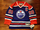 New w Tags Sewn Wayne Gretzky Edmonton OIlers CCM Stitched Jersey Youth L XL